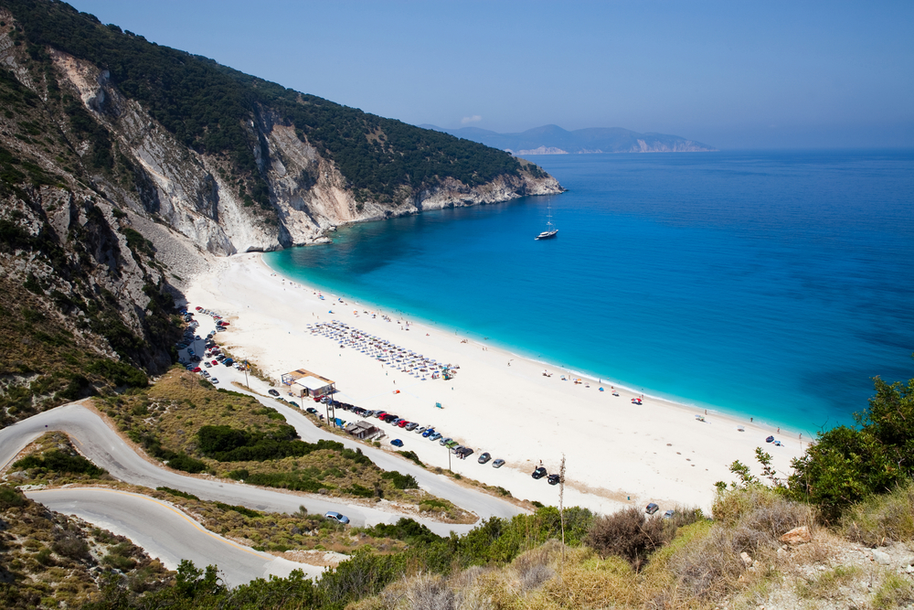 Plaža Mirtos na Kefaloniji